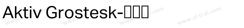 Aktiv Grostesk字体转换 Aktiv Grostesk字体转换